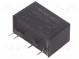Prevodník  DC/DC  1W  Uvst 10,8÷13,2V  12VDC  Ivýst 84mA  SIP7