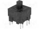 Mikrospínač TACT  DPST-NO + DPST-NC  Polohy 2  0,025A/120VDC