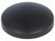 Hmatník  okrúhly  čierna  Mat  plast