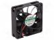 Ventilátor  DC  axiálny  24VDC  60x60x15mm  44,62m3/h  34,2dBA