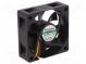 Ventilátor  DC  axiálny  12VDC  60x60x20mm  38,87m3/h  33,5dBA