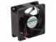 Ventilátor  DC  axiálny  12VDC  60x60x25mm  32,62m3/h  22dBA  Vapo