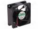 Ventilátor  DC  axiálny  12VDC  60x60x25mm  45,63m3/h  31,2dBA