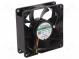 Ventilátor  DC  axiálny  12VDC  80x80x25mm  55,77m3/h  28dBA  Vapo