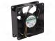Ventilátor  DC  axiálny  24VDC  80x80x25mm  69,29m3/h  33dBA  Vapo