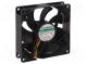Ventilátor  DC  axiálny  24VDC  92x92x25mm  87,5m3/h  34dBA  Vapo