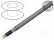 HELUKABEL 13536 Vodič  MEGAFLEX® 500-C  4x1mm2  LSZH  sivá  300/500V