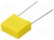 Kondenzátor  polypropylénový  100nF  10mm  ±10%  13x11x5mm  310VAC