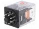 Relé  elektromagnetické  DPDT  Ucievky 110VAC  10A/250VAC  10A
