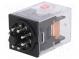Relé  elektromagnetické  DPDT  Ucievky 230VAC  10A/250VAC  10A