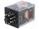 Relé  elektromagnetické  DPDT  Ucievky 24VDC  10A/250VAC  10A