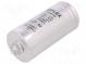 Kondenzátor  pre motory, pracovný  80uF  Uprac  420VAC  Ø60x125mm