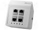 Zásuvka Ethernet  Farba  biela