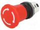 Prepínač  núdzové zastavenie  2 polohy  22mm  červená  IP66