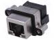 Zásuvka  RJ45  s LED diódou  UL94V-0  IP67  THT  na panel  M3