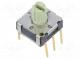 Kódový prepínač  pol  4  THT  Rkont.max  80mΩ  Rizol.min  100MΩ