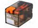 Relé  elektromagnetické  DPDT  Ucievky 230VAC  10A/250VAC  Rad  MT