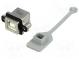 Zásuvka  USB B  MUSB  na panel,priskrutkovaním  THT  uhlové, 90°