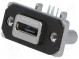Zásuvka  USB AB micro  MUSB  na PCB,na panel,priskrutkovaním