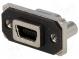 Zásuvka  USB B mini  MUSB  na PCB,na panel,priskrutkovaním  THT