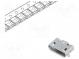 Zásuvka  USB B micro  na PCB  SMT  PIN  5  vodorovné  V  USB 2.0