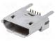 Zásuvka  USB B micro  na PCB  SMT  PIN  5  zvislý  V  USB 2.0