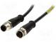 Kábel  pre senzory/automatiku  PIN  4  M12-M12  5m  zástrčka  250V
