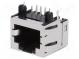Zásuvka  RJ45  PIN  8  Kat  3  tienené,nízkoprofilové  pozlátený