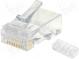 Zástrčka  RJ45  44915  PIN  8  Kat  6  s vedením vodičov  pozlátený