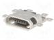 Zásuvka  USB B micro  na PCB  SMT  PIN  5  vodorovné  V  USB 2.0