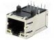 Zásuvka  RJ45  PIN  8  Kat  5e  s LED diódou  Usporiad.kol  8p8c