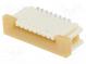 Connector  FFC/FPC  vertical  PIN  8  ZIF  SMT  Easy-On  125V  1A