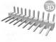 Kolíková lišta  kolíkový  C-Grid III  vidlica  PIN  10  2,54mm  THT