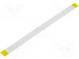 Plochý kábel FFC  Žily    20  T.plochého kábla  0,5mm  L  152mm  60V