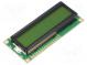 Displej  LCD  alfanumerický  STN Positive  16x2  LED  Znak 5,55mm