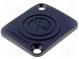 Záslepka  príruba (2 otvory),na panel,priskrutkovaním