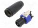 Konektor  okrúhle  spájkovanie  zásuvka  speakON STX  9÷16mm  6mm2