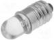 LED lampa  zelený  E10  12VDC  90mW  30°