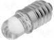 LED lampa  biela  E10  12VDC  90mW  30°