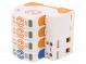 Obmedzovač prepätia  Typ 1+2  Póly  3+NPE  30kA  150VAC  DIN  IP20