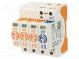 Obmedzovač prepätia  Typ 1+2  Póly  3+NPE  30kA  280VAC  DIN  IP20