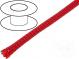 Opletenie  polyester  2÷5,nom.3mm  červený  Balenie  100m