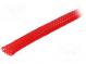 Opletenie  polyester  7÷13,nom.8mm  červený  Balenie  100m