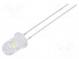 LED  5mm  biela studená  18000÷22000mcd  85°  2,7÷3,4V  6500K