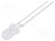 LED  5mm  oranžová  6÷8lm  15°  75mA  2÷2,8V  Čelo  konvexné