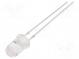 CRLED  5mm  modrá  12000mcd  15°  14mA  5,5÷20V  Čelo  konvexné