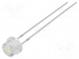 LED  4,8mm  modrá (ice blue)  2180÷3000mcd  5÷6lm  100°  2,9÷3,6V
