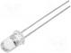 LED  5mm  biela (sunshine)  7÷7,5lm  15°  20mA  2,8÷3,6V