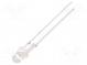 LED  3mm  modro-zelený  20000÷25000mcd  30°  Čelo  konvexné