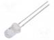 LED  5mm  zelená  5800mcd  30°  7,5÷13mA  3÷13V  Čelo  konvexné